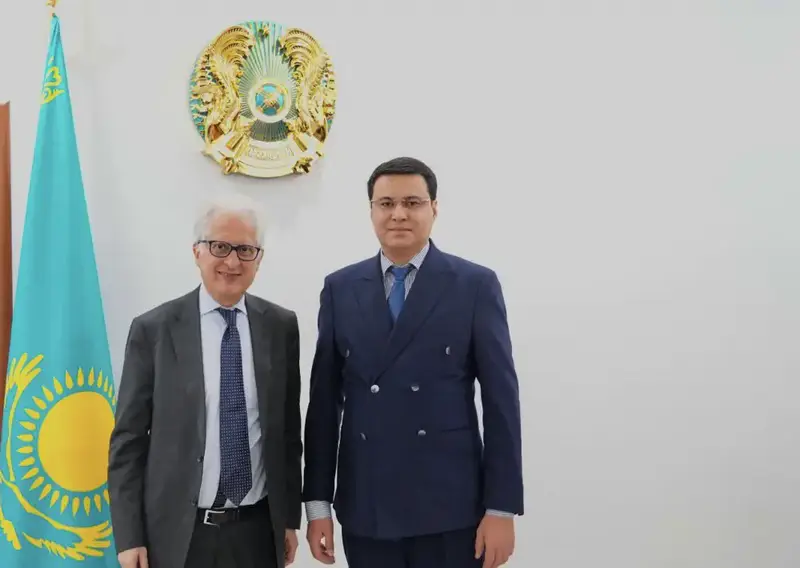 Встреча с Координатором Министерства иностранных дел и международного сотрудничества Итальянской Республики по Центральной Азии, Чрезвычайным и Полномочным Министром (4)