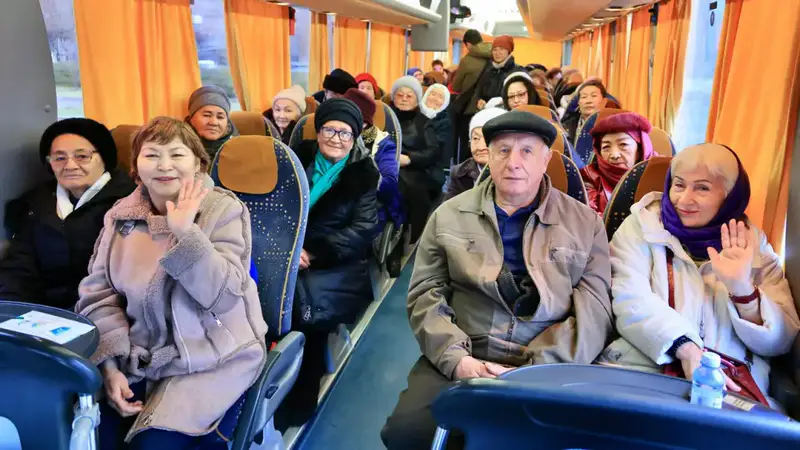 Пенсионеры из Карагандинской области отправились на отдых в санаторий «Балхаш» Павлодаре