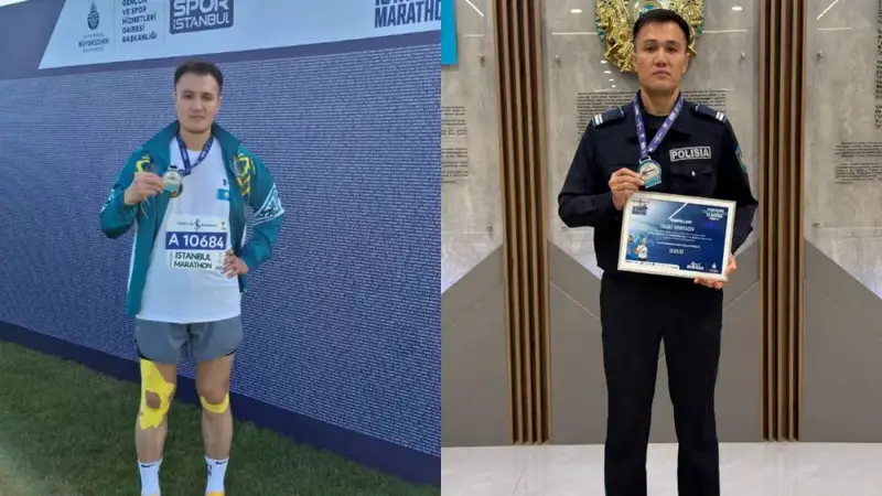 Алматинский полицейский Талгат Ерниязов завоевал признание на 47-м Международном стамбульском марафоне Павлодаре