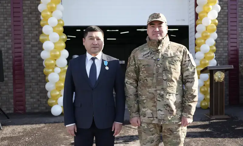 Новая пожарная часть открыта в Каражале Павлодаре