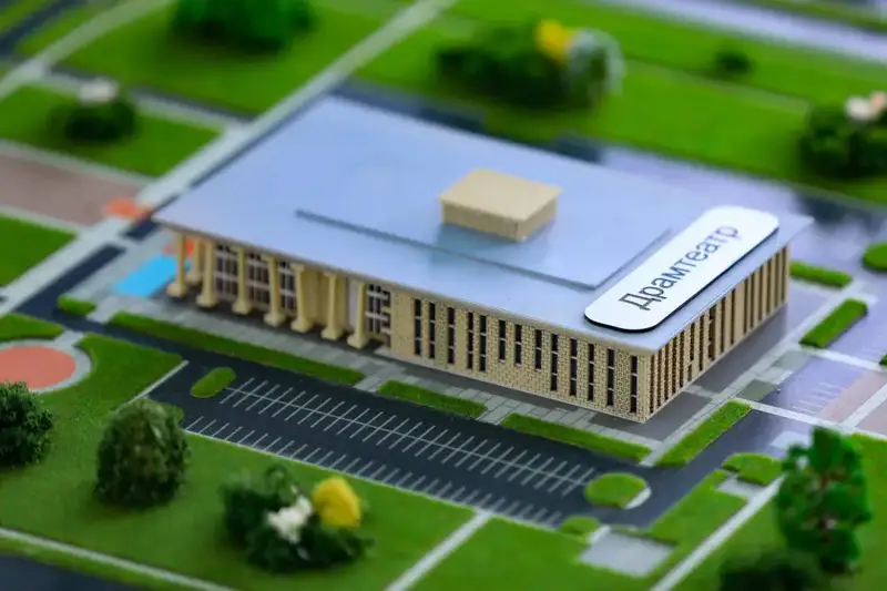 В Актобе началось строительство нового драматического театра на 700 мест Павлодаре