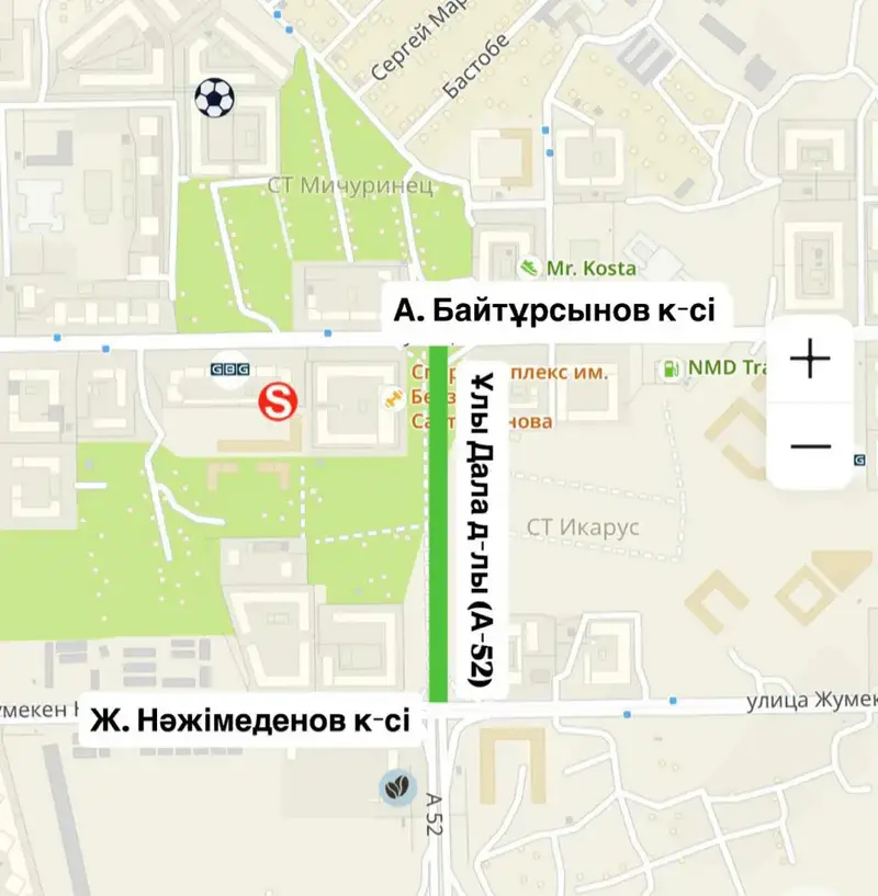 Новый участок проспекта Улы Дала открыт для движения Павлодаре