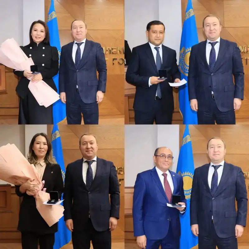 Золотые медали за труд: сотрудники Комитета государственных доходов отмечены в День Национальной валюты Павлодаре