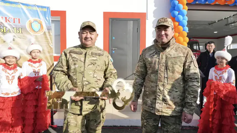 В селе Тущыкудык начал работу новый добровольный пожарный пост (2)