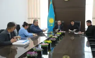 В Сарыагашском районе обсуждены детали строительства канализационной системы в поселке Коктерек