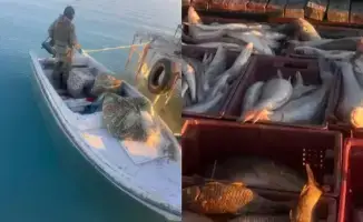 На озере Балхаш задержаны браконьеры с крупным уловом и запрещенной сетью