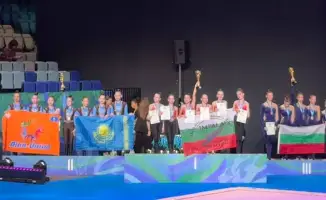 Сборная Казахстана завоевывает медали на международных турнирах по эстетической групповой гимнастике