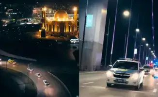 Кортеж спецтранспорта в Семее посвященный Всемирному дню памяти жертв ДТП