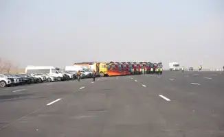 Открытие четырехполосной трассы между Алматы и Шымкент