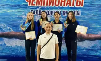 Команда Жетісу установила новый национальный рекорд в эстафете 4×200 метров вольным стилем в Талдыкоргане