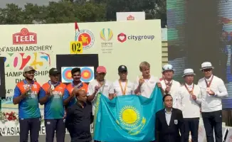 Казахстанский лучник Андрей Тютин одержал историческую победу на чемпионате Азии в Дакке, завоевав золото для своей команды