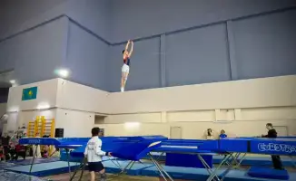 Гимнастический чемпионат в Астане: юные таланты на арене