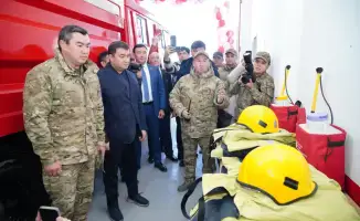 Открытие трёх новых пожарных постов в Туркестанской области: шаг к повышению безопасности местных жителей