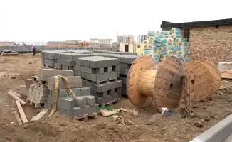 В микрорайоне Нурсая завершено 60% строительства новой поликлиники на 250 посещений в смену