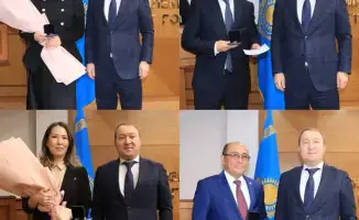 Золотые медали за труд: сотрудники Комитета государственных доходов отмечены в День Национальной валюты