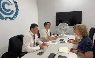 Встреча вице-министра Мансура Ошурбаева с Марией Мисовиковой о климатических обязательствах Казахстана
