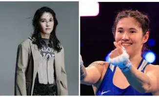 Назым Кызайбай обновляет имидж в Алматы