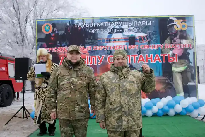 Пожарные щиты для сельских героев: четыре новых пункта защиты открыли свои двери Павлодаре