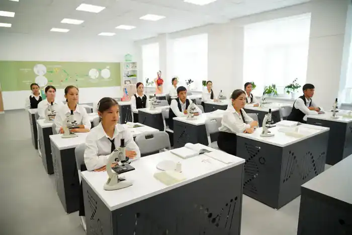 В ТУРКЕСТАНСКОЙ ОБЛАСТИ В РАМКАХ ПРОЕКТА «ШКОЛЫ БУДУЩЕГО» БЫЛО ВВЕДЕНО В ЭКСПЛУАТАЦИЮ 28 НОВЫХ ШКОЛ (4)