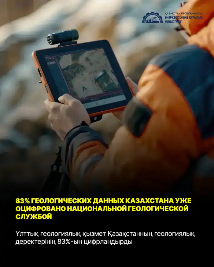 Kazakhstan's National Geological Service Completes 83% Digitalization of Geological Data Павлодаре