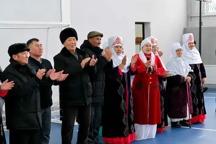 Состоялось открытие спортивного комплекса в селе Алгабас (9)