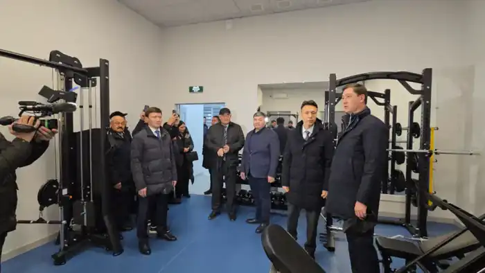 В селе Кейден сдан в эксплуатацию новый зал борьбы (10)