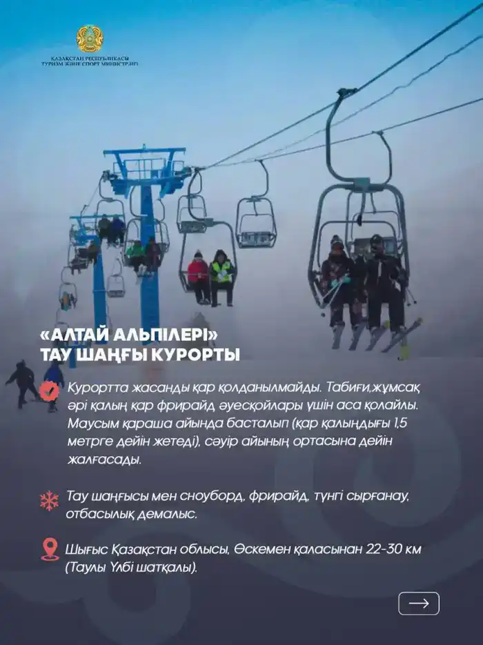Зимний туризм в Восточно-Казахстанской области: новые возможности для отдыха и развития региона Павлодаре