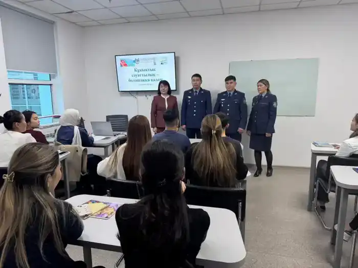 В Мангистау сотрудники департамента уголовно-исполнительной системы встретились со студентами Павлодаре