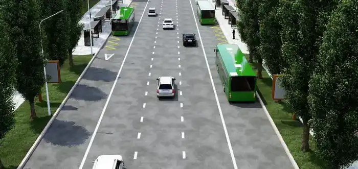 В Алматы внедряется новая схема движения с выделенными полосами для автобусов в связи с запуском линии BRT Павлодаре