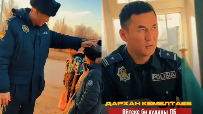 Сельский участковый, удостоенный президентской награды, стал опорой для жителей района Павлодаре