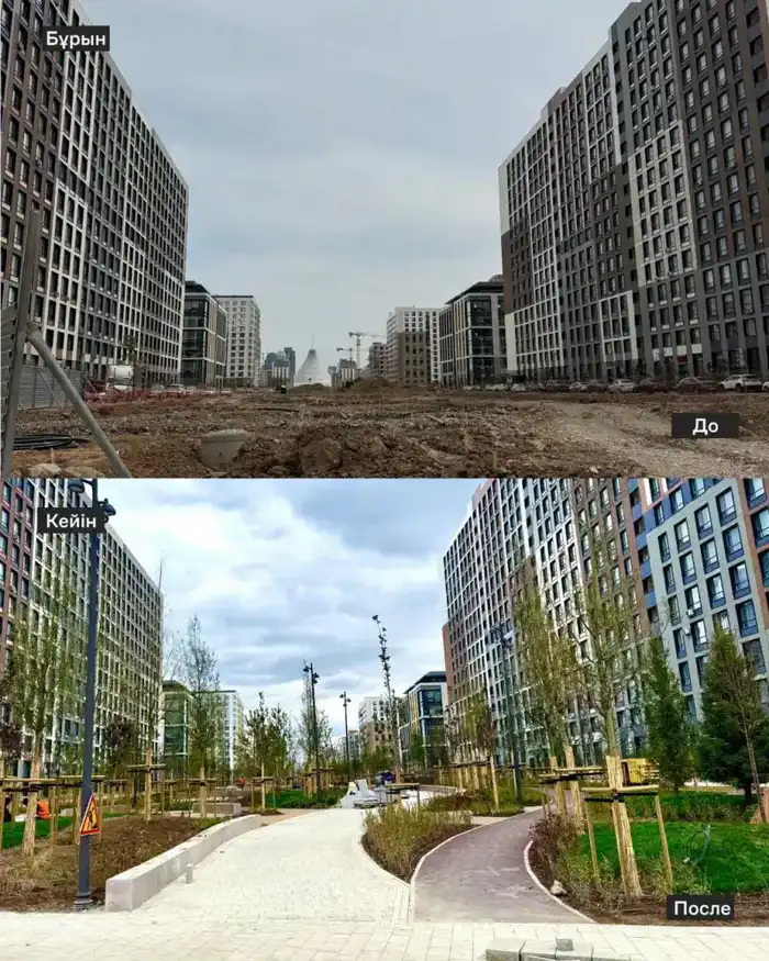 Благоустройство 170 дворов и общественных пространств в Астане Павлодаре