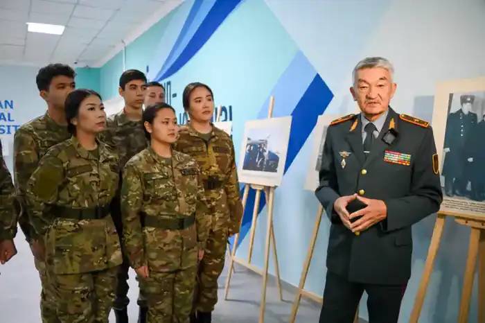 В Астане прошла военно-патриотическая акция к 80-летию Халық қаһарманы Мухтара Алтынбаева (7)