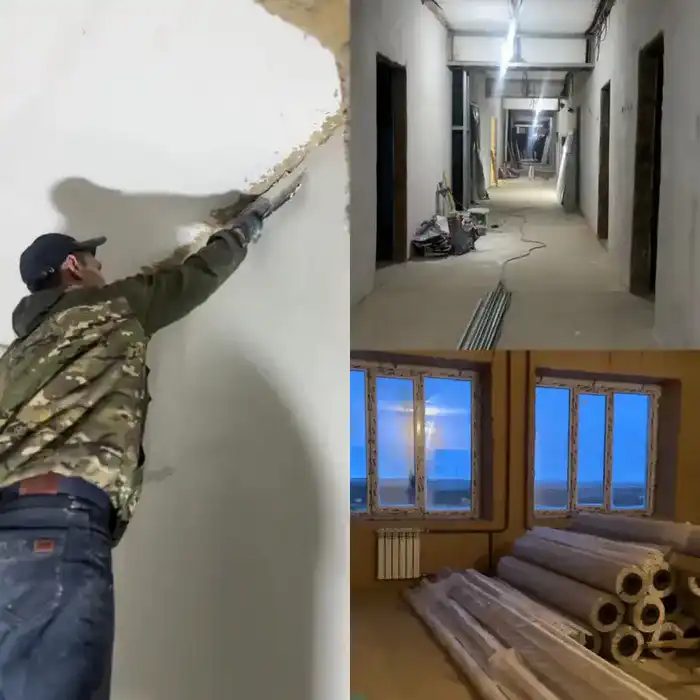 В селе Чкалово Тайыншинского района ведется строительство реабилитационного центра (3)