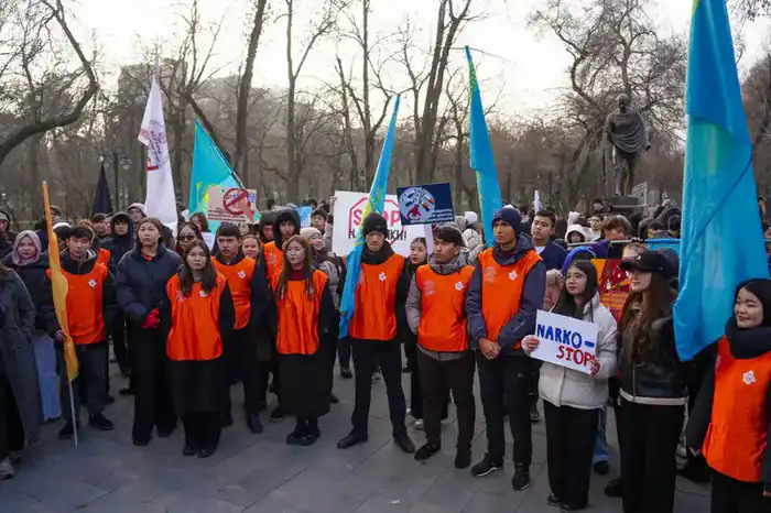 Более 3 тыс. волонтеров в Алматы против наркомании Павлодаре