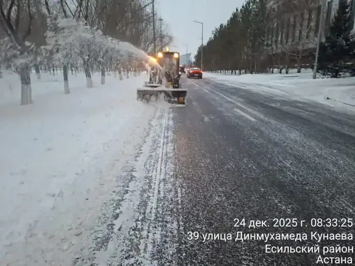 Астана: вывезено более миллиона кубометров снега Павлодаре
