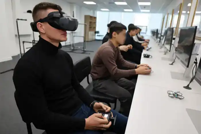 Спецподразделение «Бүркіт» Национальной гвардии осваивает FPV-дроны (8)