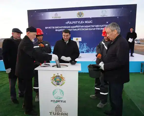 В ТУРКЕСТАНЕ НАЧАЛОСЬ СТРОИТЕЛЬСТВО ПРЕДПРИЯТИЯ ПО ПРОИЗВОДСТВУ ЭКОЛОГИЧЕСКИ ЧИСТОЙ ПРОДУКЦИИ (3)