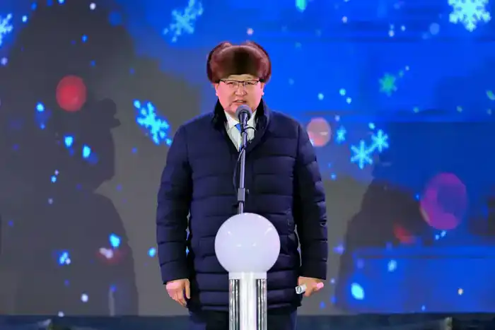 В Семее зажгли огни новогодней елки (7)