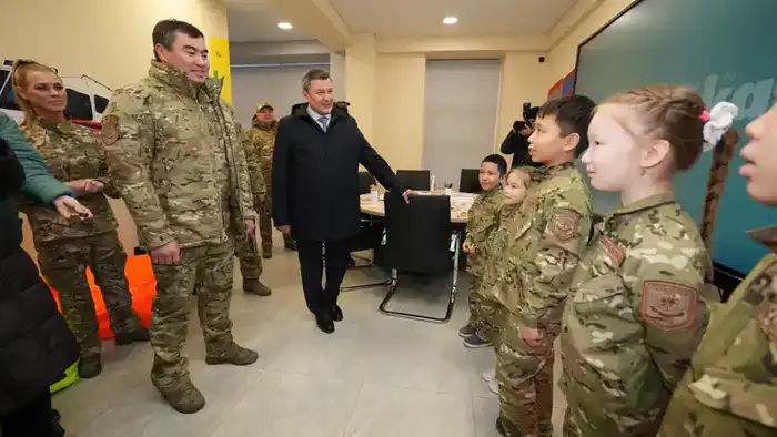 Глава МЧС открыл новую пожарную часть в Северо-Казахстанской области (6)