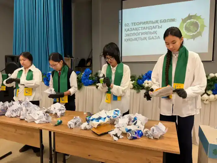 «Таза Қазақстан»: в столичной школе прошло мероприятие на тему экологической культуры (6)