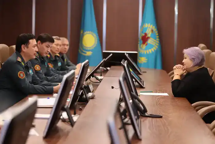 В Главном командовании Национальной гвардии МВД РК обсудили вопросы обеспечения условий службы солдат (4)