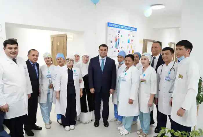 ТУРКЕСТАН: В САРЫАГАШСКОМ РАЙОНЕ ОТКРЫЛАСЬ НОВАЯ ВРАЧЕБНАЯ АМБУЛАТОРИЯ (3)