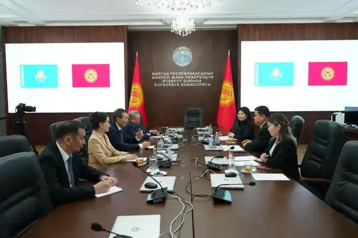 Делегация Казахстана приняла участие в международном наблюдении за парламентскими выборами в Кыргызской Республике (7)