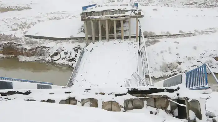 Келесский район: новый мост вместо аварийного Павлодаре