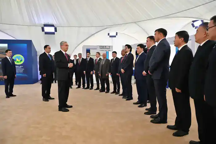 Глава государства посетил малую индустриальную зону «Тараз» (6)