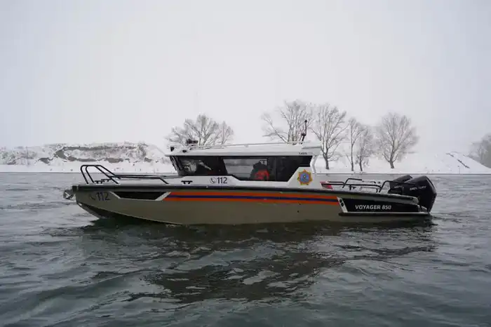 Современный спасательный катер «Voyager 850 Сabin» усиливает возможности спасателей ВКО Павлодаре