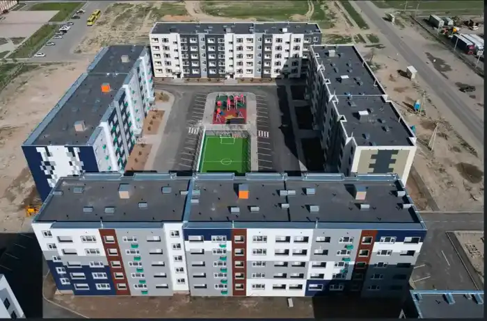 46 многоквартирных домов возводят в Жамбылской области (8)