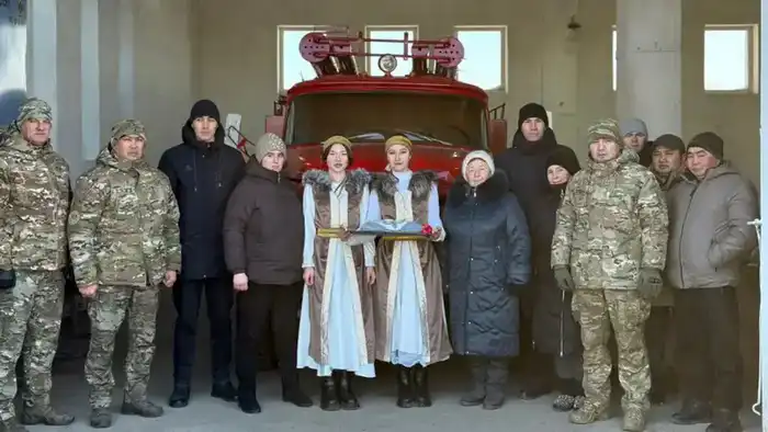Новый пожарный пункт в селе Жұлдыз Павлодаре