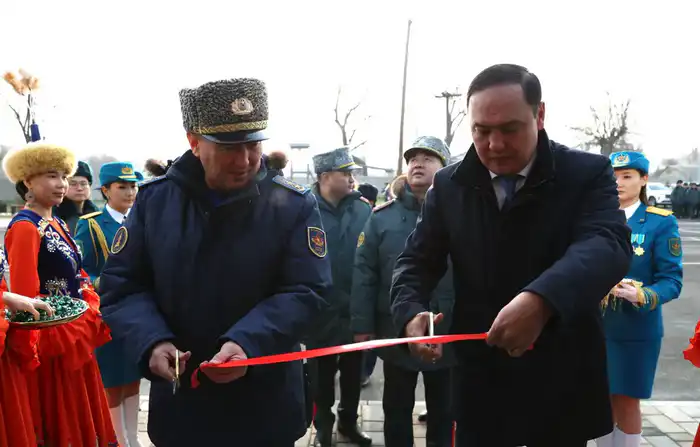 В Жамбылском регионе введен в строй новый комплекс бригады территориальной обороны (8)