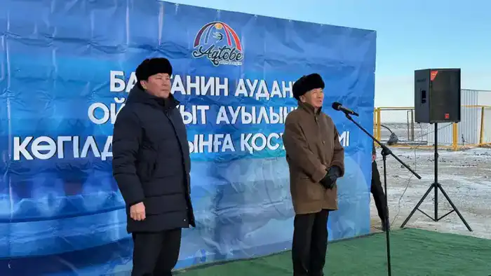 В село Оймауыт дали газ Павлодаре